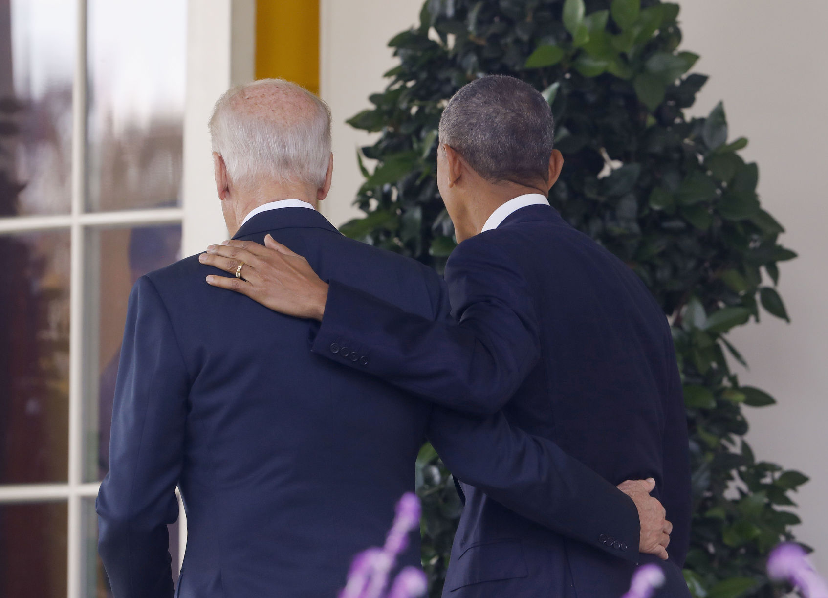 Joe Biden and Barack Obama, 2016